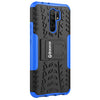 Bracevor Shockproof Xiaomi Redmi 9 Prime Hybrid Kickstand Back Case Defender Cover - Blue