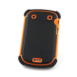 Triple Layer Defender Back Case for Blackberry Bold Touch 9930 9900 - Orange