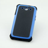 Triple Layer Defender Back Case for Samsung Galaxy S3 i9300 - Blue