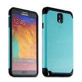 Tough Armor Back Case for Samsung Galaxy Note 3 - Turquoise Blue