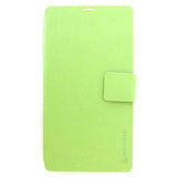 Bracevor Silk Pattern Leather Wallet Case for Sony Xperia Z1 L39H - Green