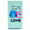 Bracevor Love Owl Design Wallet Leather Flip Case Cover for Sony Xperia Z1 Honami L39H