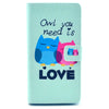 Bracevor Love Owl Design Wallet Leather Flip Case Cover for Sony Xperia Z1 Honami L39H
