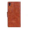 Bracevor Executive Leather Wallet Case Cover for Sony Xperia Z1 L39H - Brown