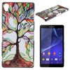 Bracevor Rainbow Tree Design Hard Back Case Cover for Sony Xperia Z1 L39H