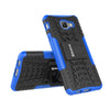 Bracevor Shockproof Samsung Galaxy J7 Max Hybrid Kickstand Back Case Defender Cover - Blue
