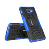 Bracevor Shockproof Samsung Galaxy J7 Max Hybrid Kickstand Back Case Defender Cover - Blue