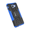 Bracevor Shockproof Samsung Galaxy J7 Max Hybrid Kickstand Back Case Defender Cover - Blue