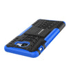 Bracevor Shockproof Samsung Galaxy J7 Max Hybrid Kickstand Back Case Defender Cover - Blue