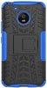 Bracevor Shockproof Moto G5 Plus Hybrid Kickstand Back Case Defender Cover - Blue