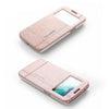 Kaleideng Flip Window View Stand Leather Case for Samsung Galaxy Grand 2 Peach from Bracevor