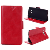 Bracevor Wallet Stand Leather Case for Samsung Galaxy Grand 2 (Red)