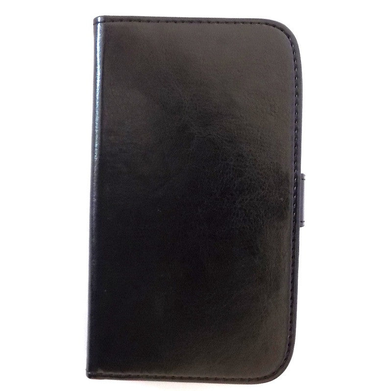 Bracevor Deluxe Black Samsung Galaxy Grand Duos Wallet Flip Leather Case 1