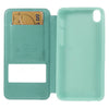 Bracevor Roar Korea Diary View Window Leather Magnetic Stand Case - Cyan