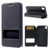 Bracevor Roar Korea Diary View Window Leather Magnetic Stand Case - Blue