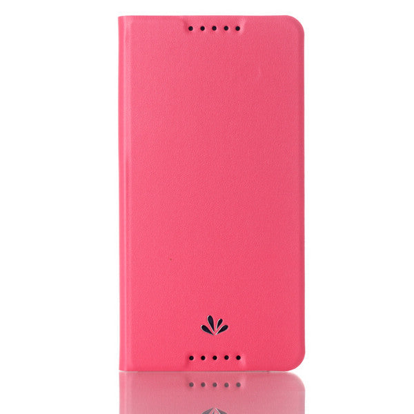 Bracevor Vili Leather Wallet Stand Flip Case Cover for HTC Desire 816 - Pink1