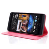 Bracevor Vili Leather Wallet Stand Flip Case Cover for HTC Desire 816 - Pink3