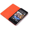 Bracevor Vili Leather Wallet Stand Flip Case Cover for HTC Desire 816 - Orange4