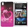 Bracevor Elegant Heart Design hard back case cover for HTC Desire 816