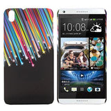 Meteor Streaks Design hard back case cover for HTC Desire 816