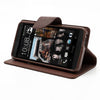 Mercury Goospery Fancy Diary Leather Case Cover for HTC One M7 801e - Brown