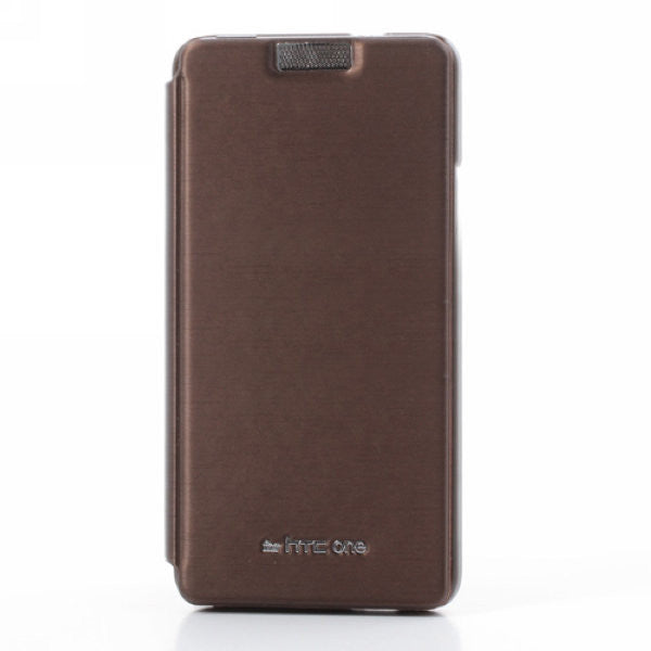 Mercury Goospery Techno Wallet Leather Flip Cover for HTC One M7 801e (Brown)