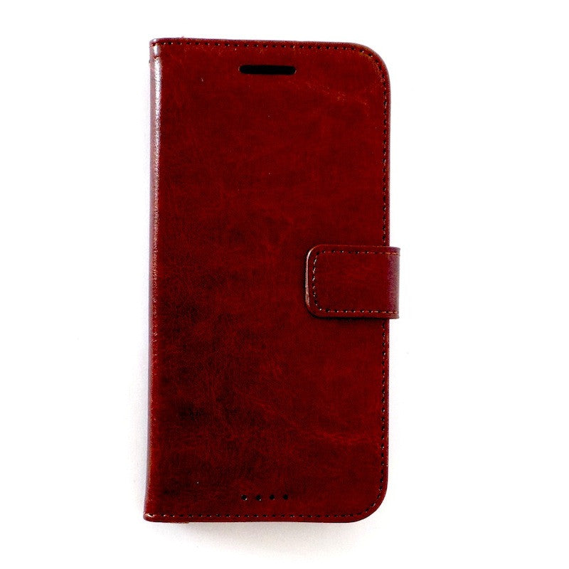 Bracevor Executive Brown HTC One M8 Wallet Leather Case 1