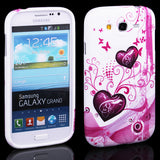 Elegant Heart Design Hard Back Case Cover for Samsung Galaxy Grand Duos