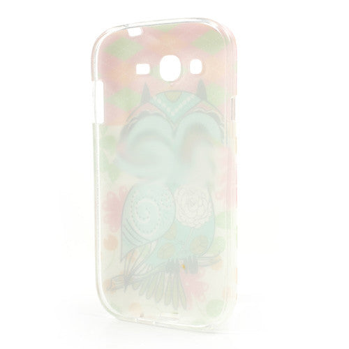 Trendy Owl Design TPU Back Case Cover for Samsung Galaxy Grand Duos