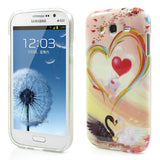 Trendy Swan Design TPU Back Case Cover for Samsung Galaxy Grand Duos