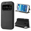 Bracevor Smart Window View  Leather Stand Flip Case for Samsung Galaxy S4 mini 