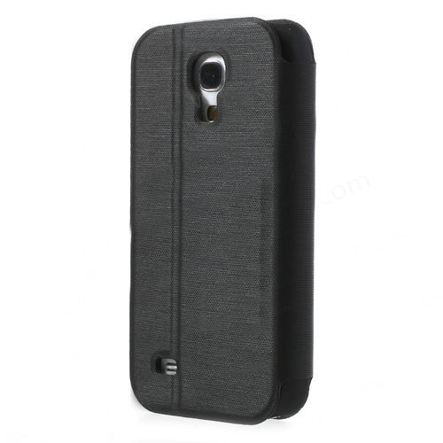 Smart Window View  Leather Stand Flip Case for Samsung Galaxy S4 mini 