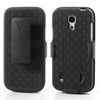 Bracevor 2 in 1 Belt Clip Stand Hard Case for Samsung Galaxy S4 mini i9190 i9192 - Black