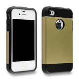 Champagne Gold Tough Armor Apple iPhone 4 4s 4g Back Case