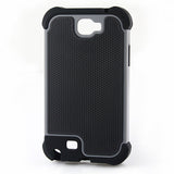 Triple Layer Defender Back Case for Samsung Galaxy Note 2 N7100 - Grey