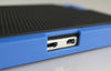 Triple Layer Defender Back Case for Blackberry Z10 - Blue