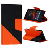 Bracevor Dual color Wallet Stand Leather Case for Sony Xperia Z L36H Orange 1