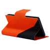 Bracevor Dual color Wallet Stand Leather Case for Sony Xperia Z L36H Orange 5