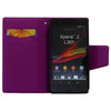 Bracevor Dual color Wallet Stand Leather Case for Sony Xperia Z L36H Green3