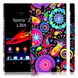 Elegant Circles Design Hard Back case for Sony Xperia Z L36H