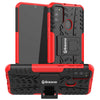 Bracevor Shockproof Samsung Galaxy M31 | M30s | M21 | F41 | M31 Prime Hybrid Kickstand Back Case Defender Cover - Red