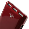 Bracevor Mercury Jelly Glitter TPU Gel Case for Sony Xperia SP (Red)