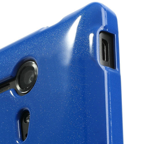 Bracevor Mercury Jelly Glitter TPU Gel Case for Sony Xperia SP (Blue) 2