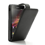 Bracevor Leather Flip Cover for Sony Xperia SP M35H - Black