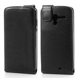 Magnetic Leather Vertical  Flip Case for Motorola Moto X - Black
