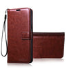 Bracevor Motorola Moto G6 Flip Cover Case | Premium Leather | Inner TPU | Foldable Stand | Wallet Card Slots - Executive Brown