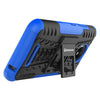Bracevor Shockproof Moto C Plus Hybrid Kickstand Back Case Defender Cover - Blue