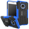 Shockproof Motorola Moto G5 [5 inch] Hybrid Kickstand Back Case Defender Cover - Black