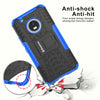 Shockproof Motorola Moto G5 [5 inch] Hybrid Kickstand Back Case Defender Cover - Black