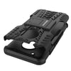 Shockproof Motorola Moto G5 [5 inch] Hybrid Kickstand Back Case Defender Cover - Black